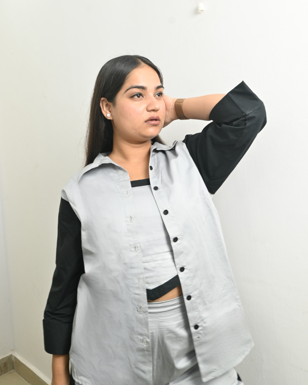 Grey Glam Co-ord Set