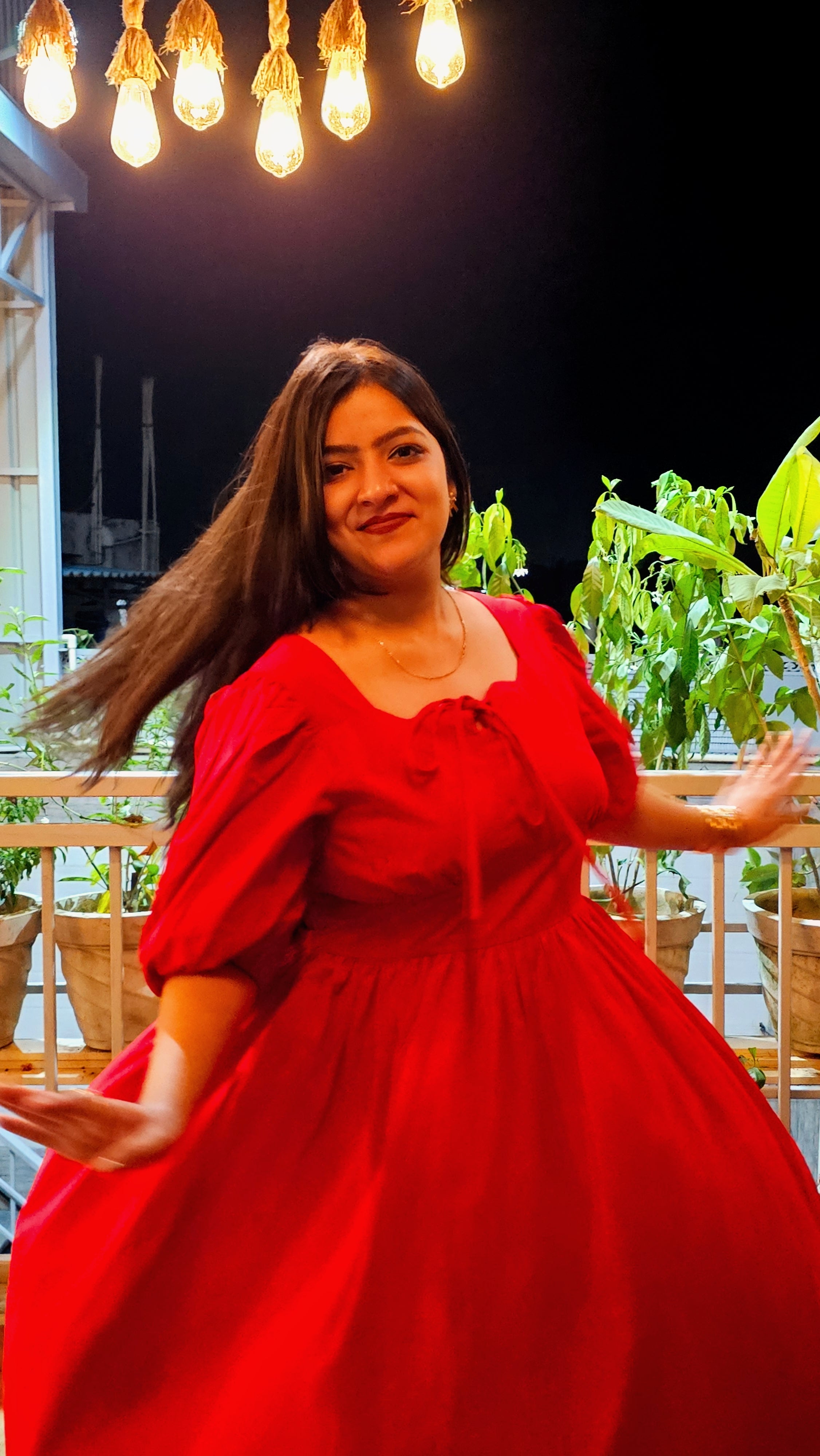 Red Reverie Dress (Bow Back Midi Dress) Sona Stylez Red Reverie Dress (Bow Back Midi Dress) Sona Stylez