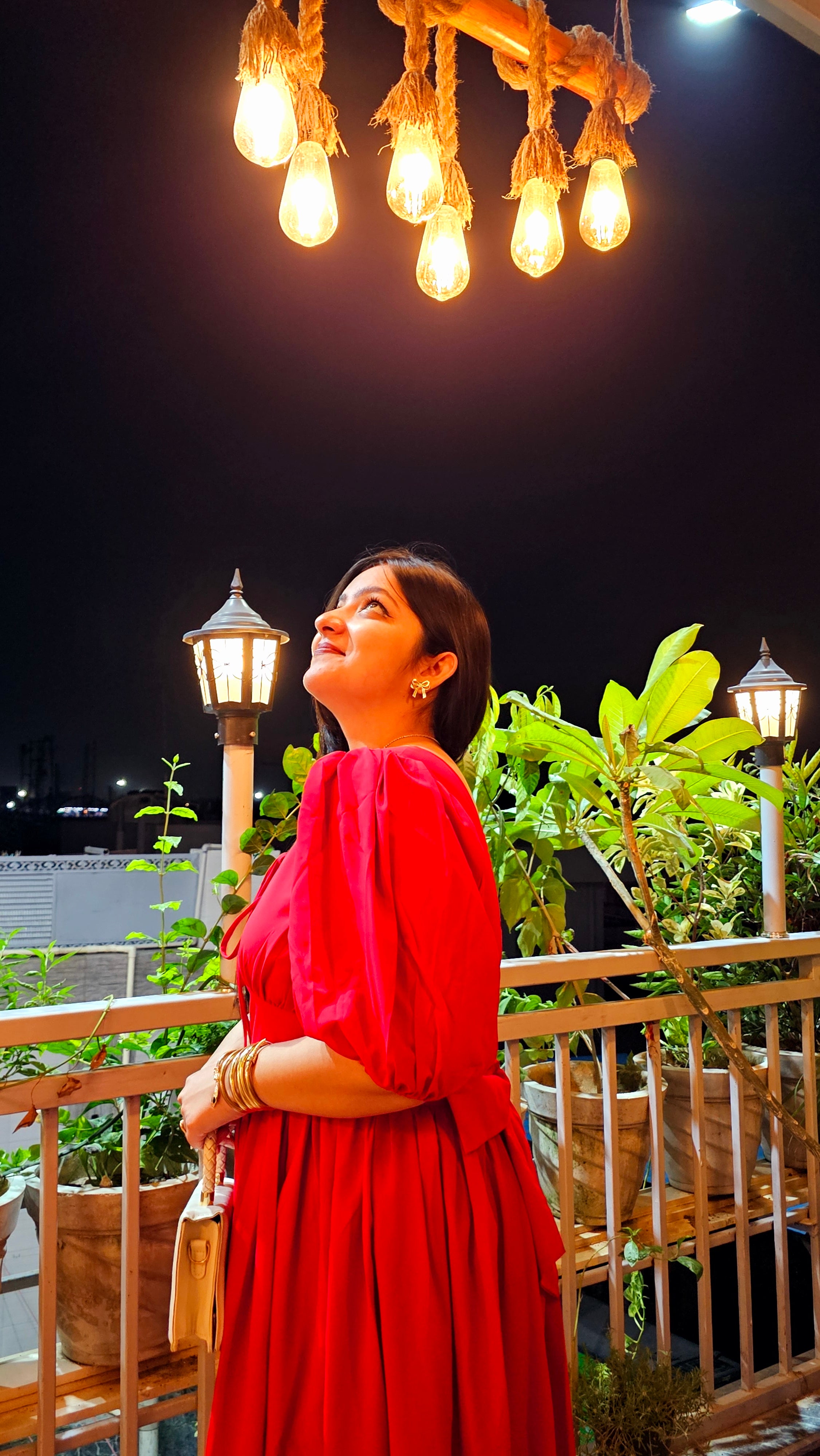 Red Reverie Dress (Bow Back Midi Dress)