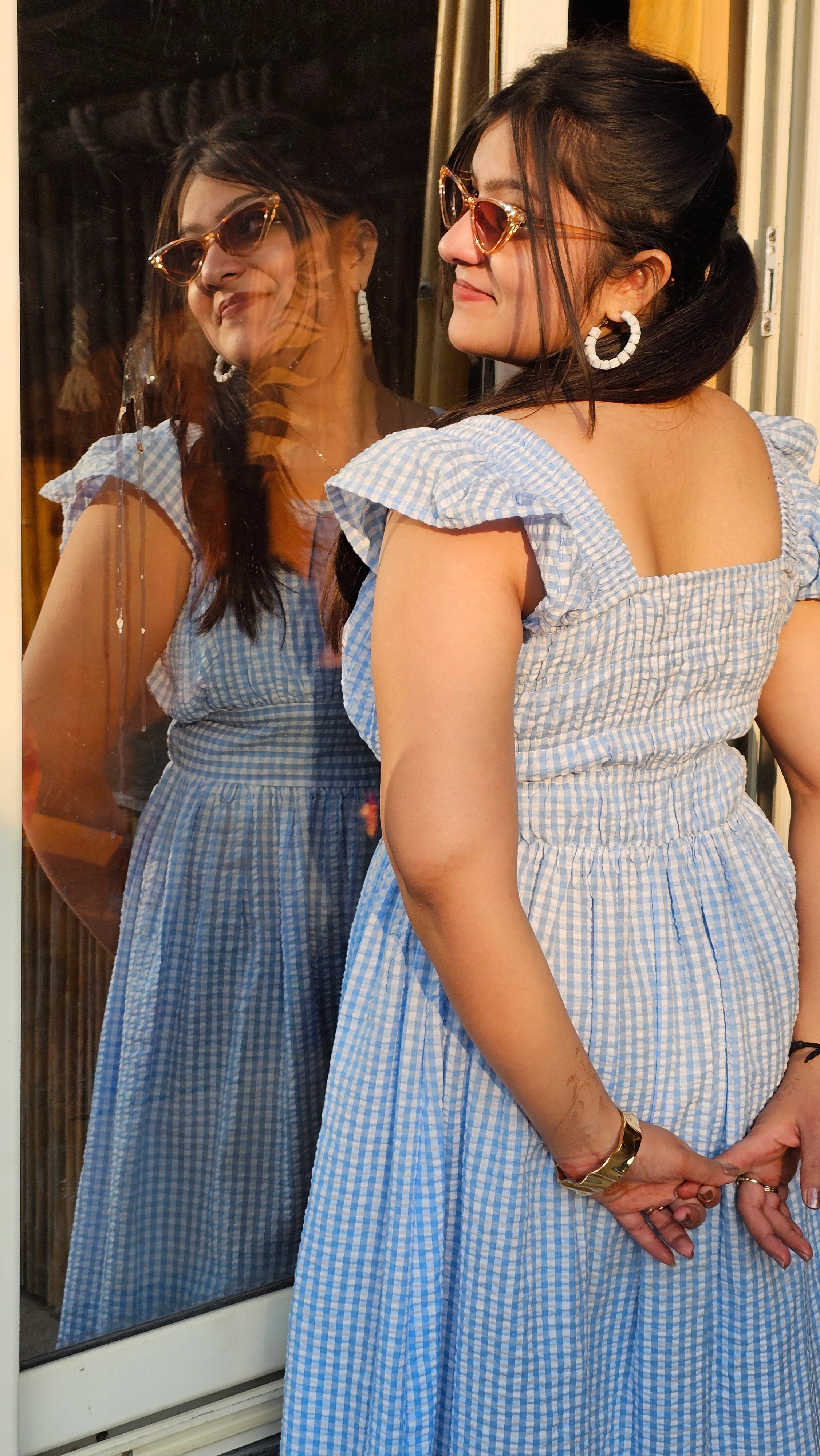 Sky breeze maxi dress