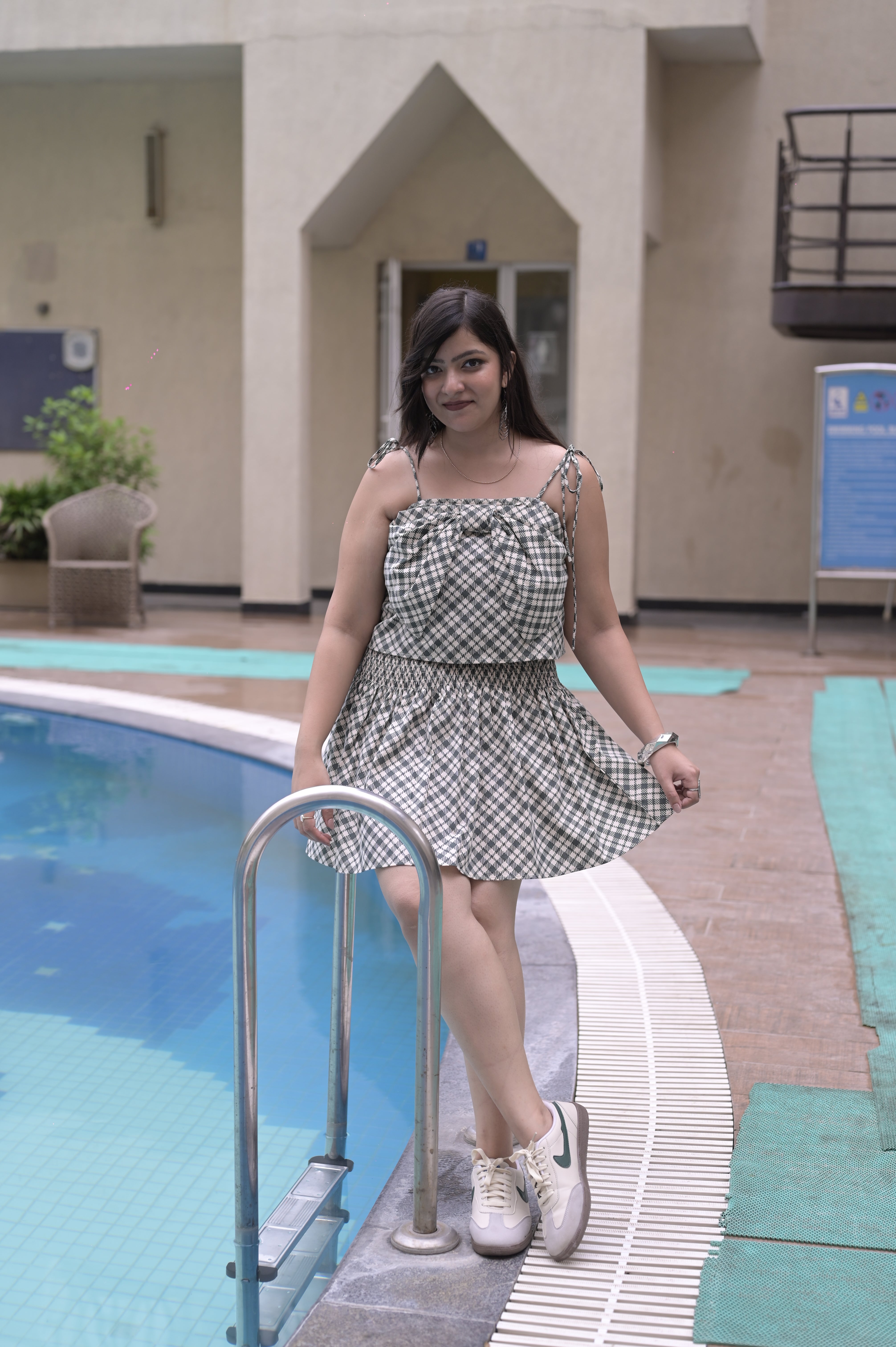 Checkmate Chic (Skirt & Top Co-ord Set)