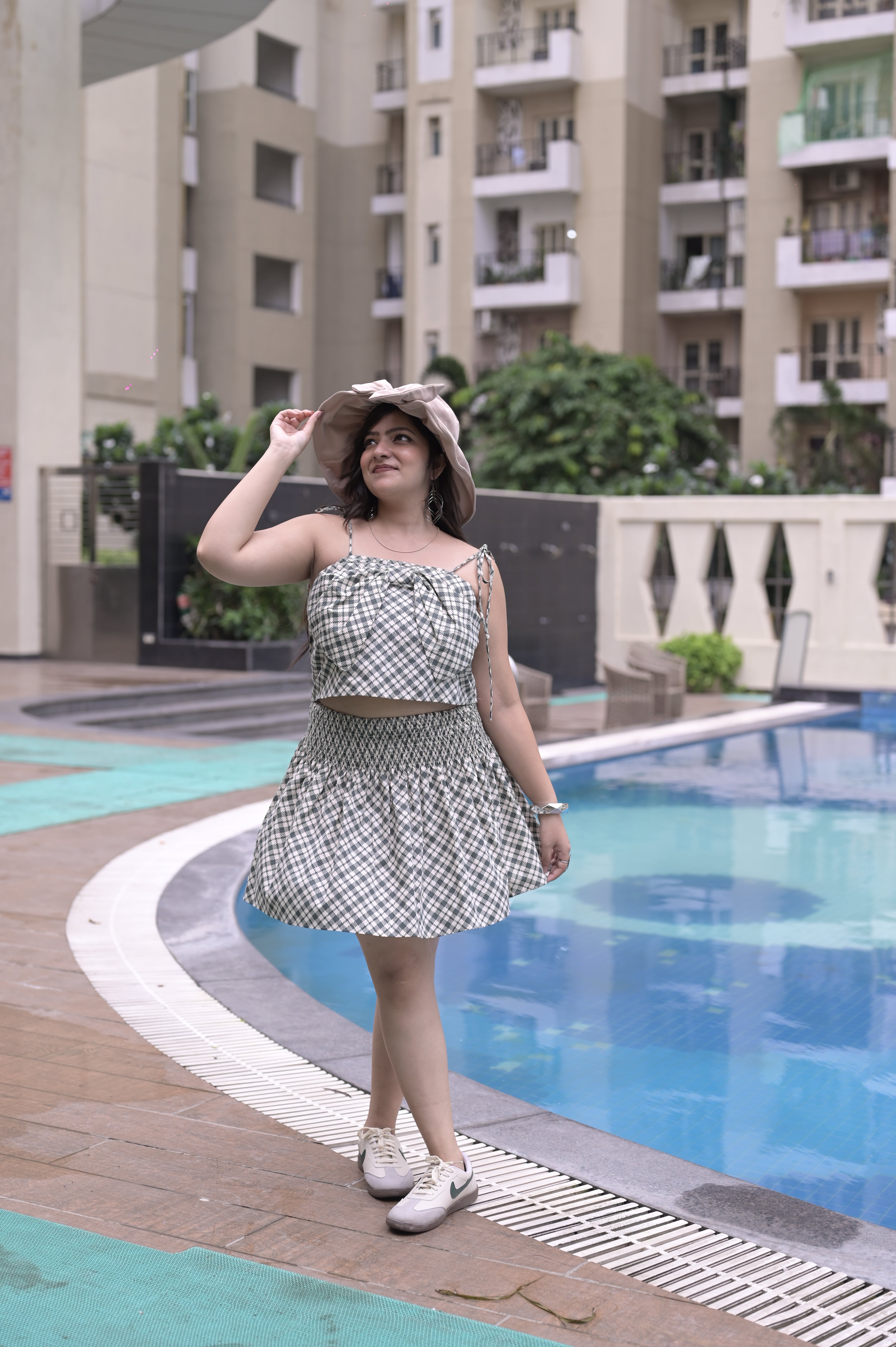 Checkmate Chic (Skirt & Top Co-ord Set)