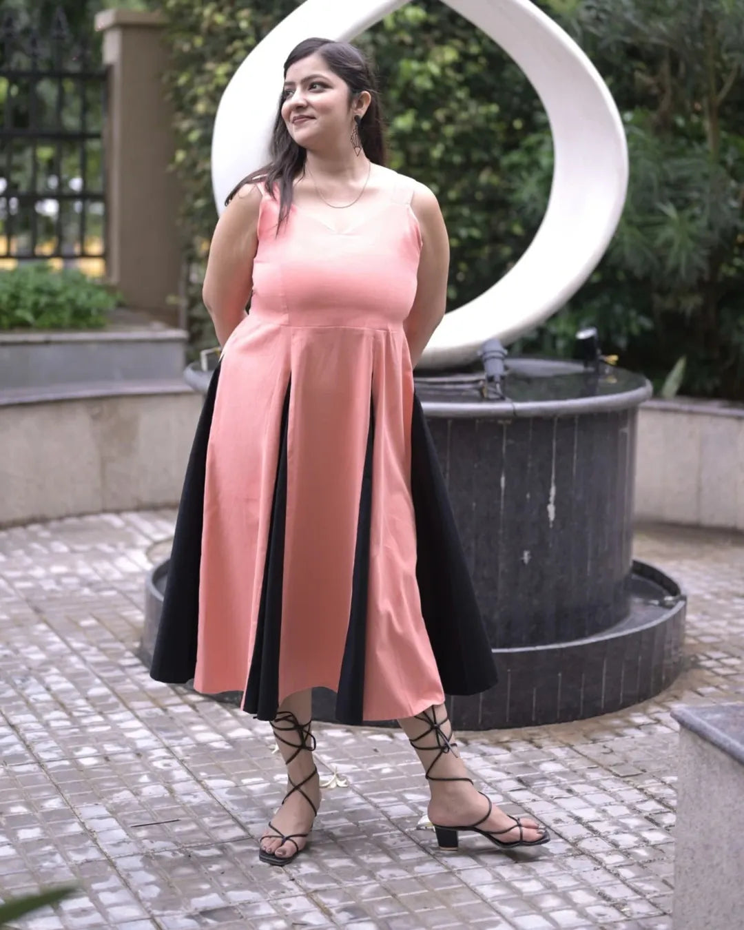 Midnight Coral Dress