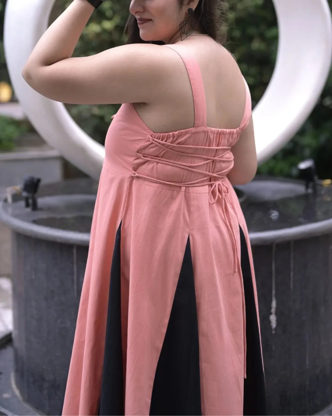 Midnight Coral Dress