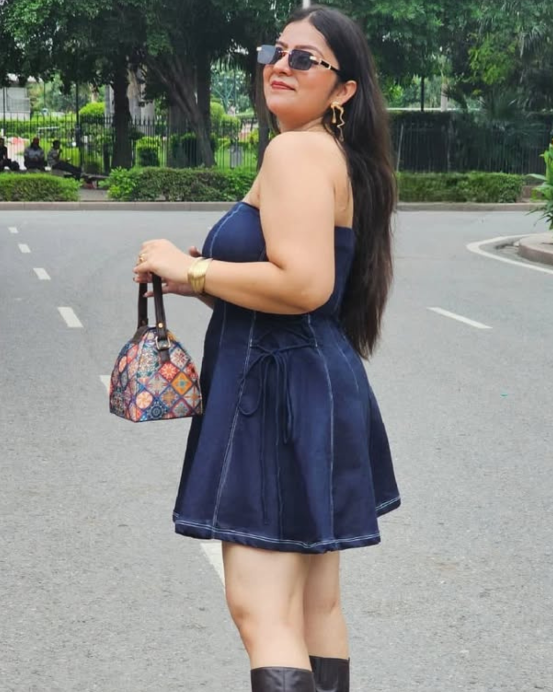 Indigo Whisper Dress