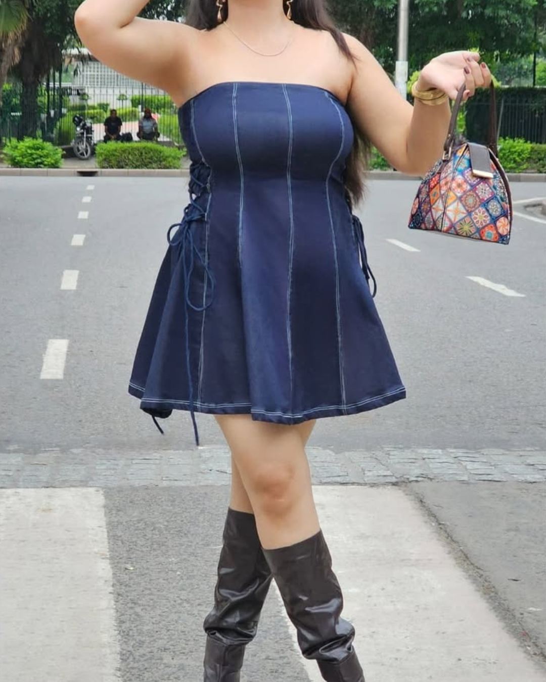 Indigo Whisper Dress