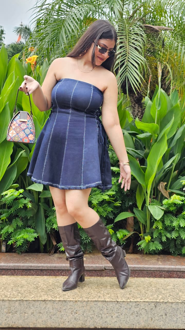 Indigo Whisper Dress