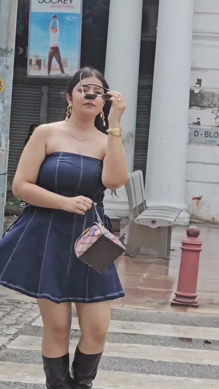 Indigo Whisper Dress